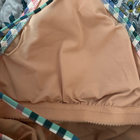 J. Crew Factory‎ • Plaid Lace-up One-Piece Swimsuit - Picture 7 of 8